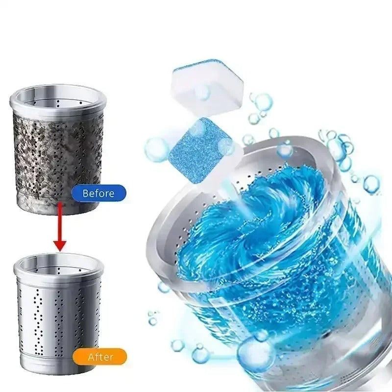 12 pcs Washing Machine Cleaning Tablets