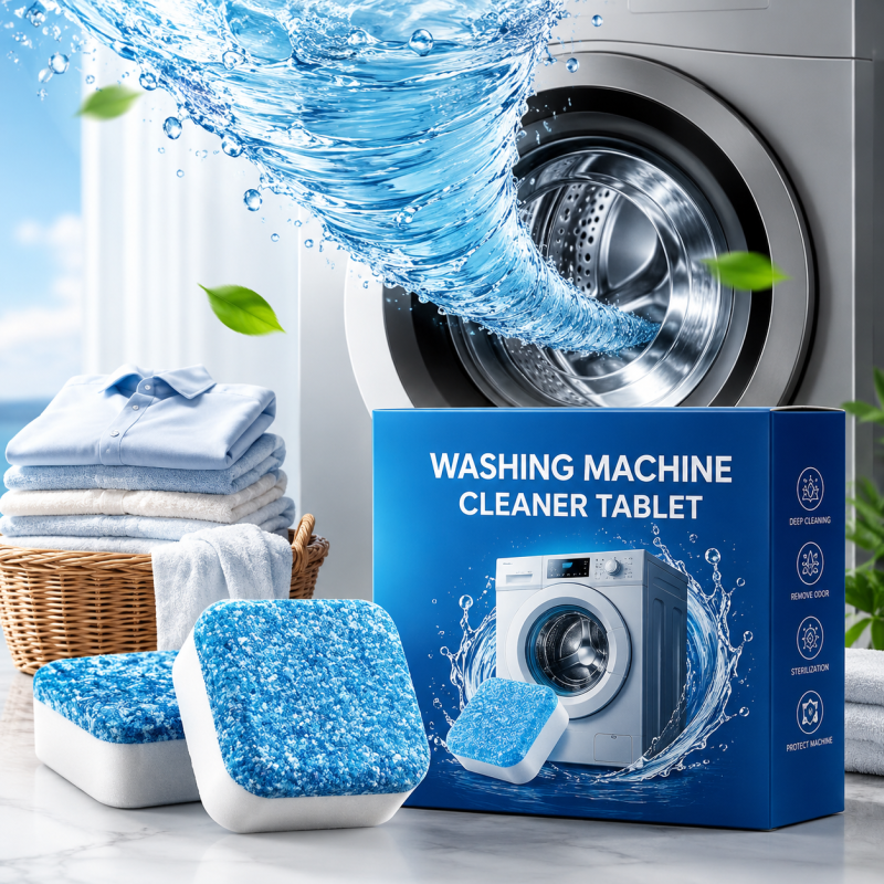 12 pcs Washing Machine Cleaning Tablets