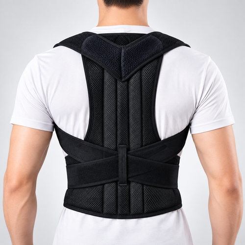 Adjustable Shoulder Back-Belt for Men & Women